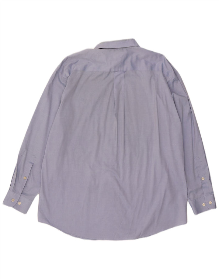 Orvis Herrenhemd XL Blau Baumwolle
