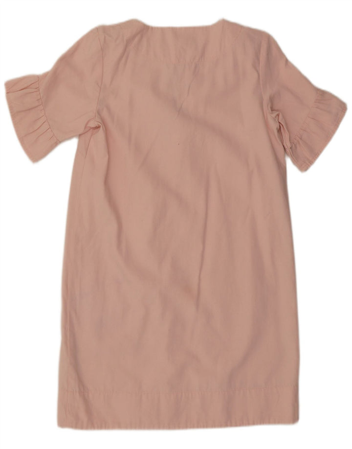 Whistles Damen Etuikleid UK 10 Small Rosa Baumwolle