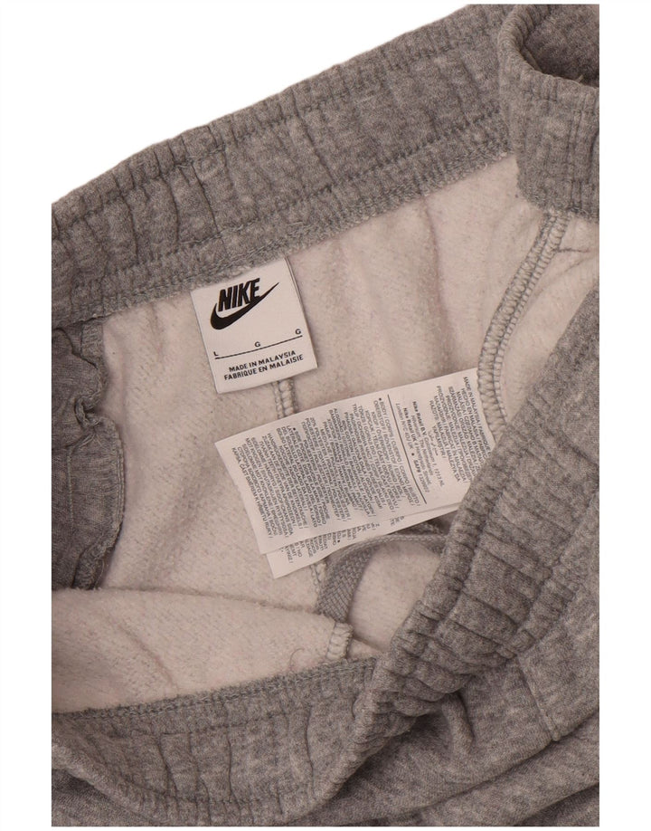 Nike Herren-Trainingshose, Jogginghose, groß, grau gefleckte Baumwolle