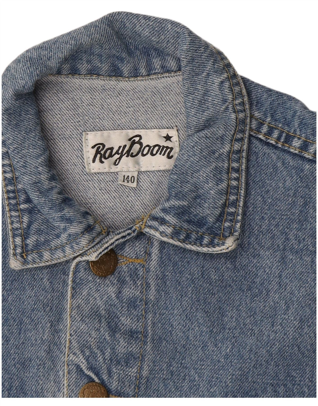 Vintage Jeansweste für Mädchen, 9–10 Jahre, Blau