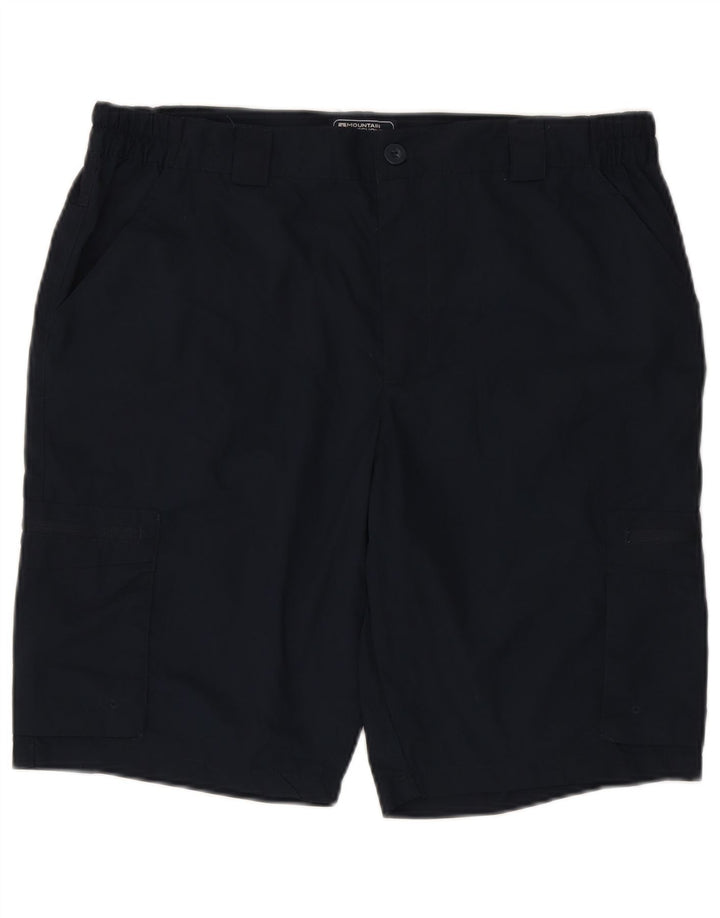Mountain Warehouse Herren-Cargoshorts, W36, groß, marineblaues Polyester