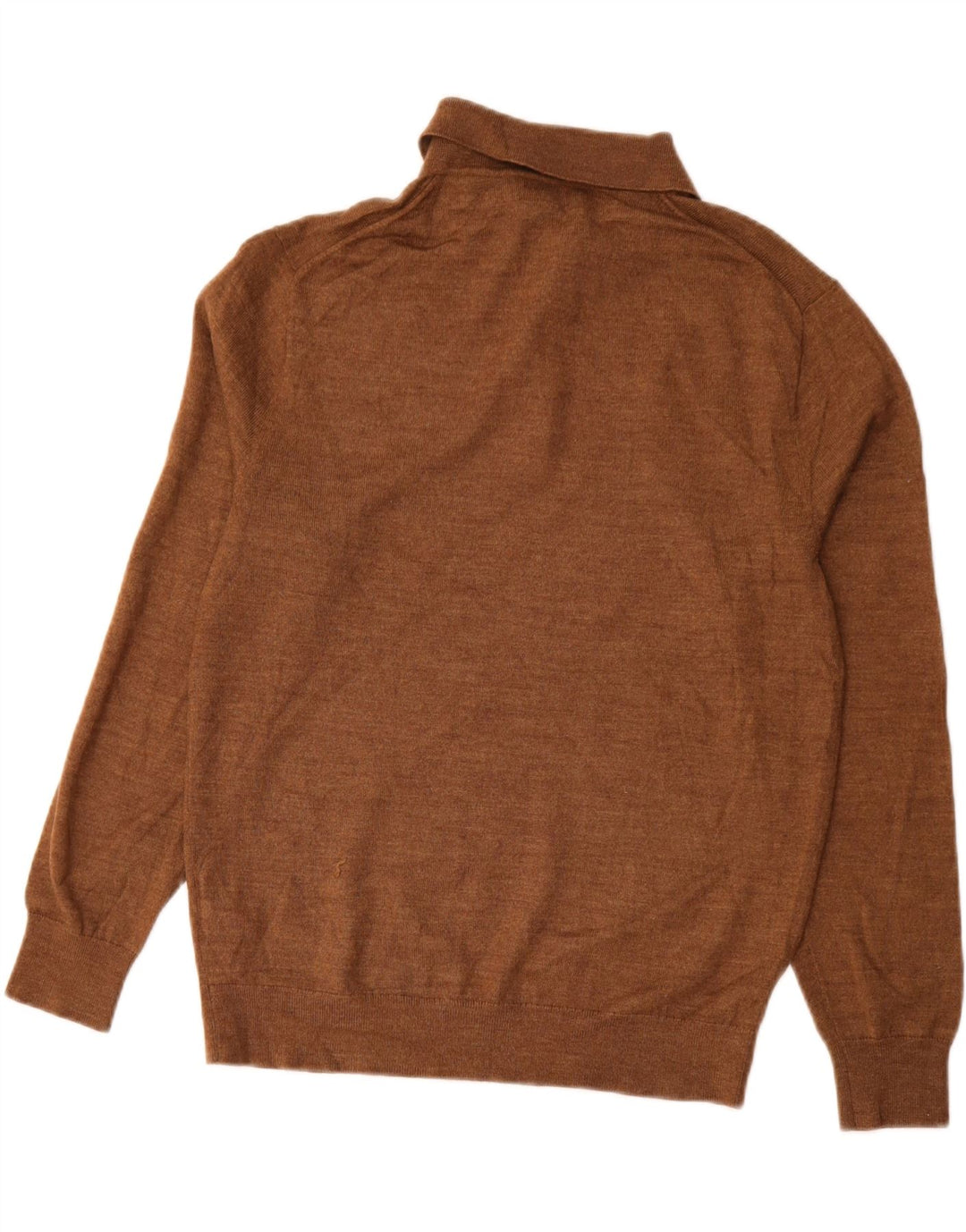 J. CREW Herren-Pullover mit Rollkragen, mittelbraunes Acryl