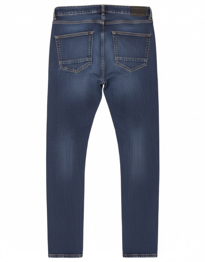 Bench Herren Skinny Jeans W34 L34 Blaue Baumwolle