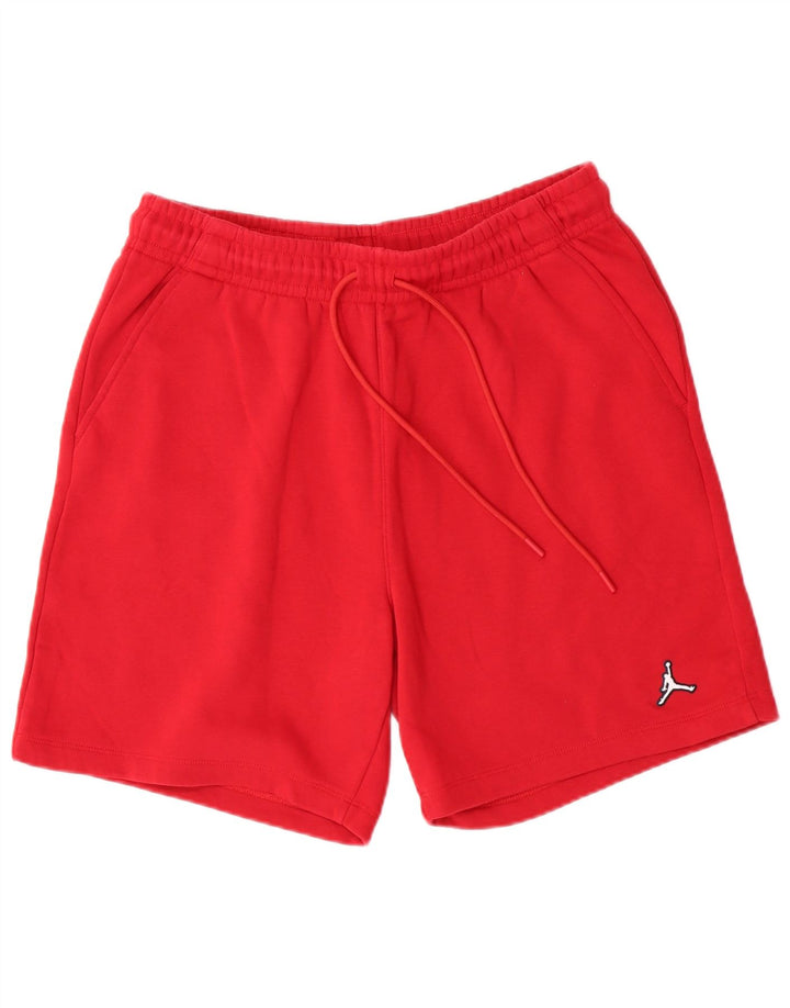 Jordan Herren-Sportshorts, große rote Baumwolle