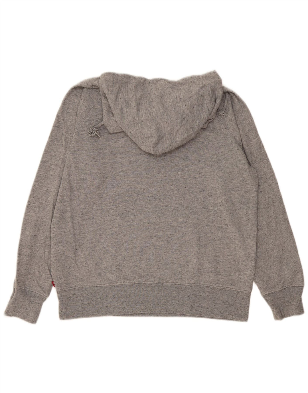 Levi's Herren-Kapuzenpullover mit Grafik, Größe S, grau gefleckte Baumwolle
