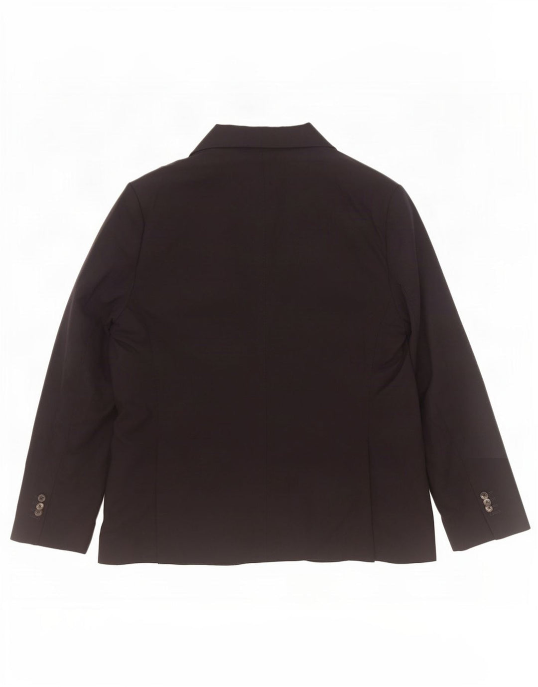 Massimo Dutti Herren-Blazer mit 2 Knöpfen, EU 56, XL, schwarze Wolle