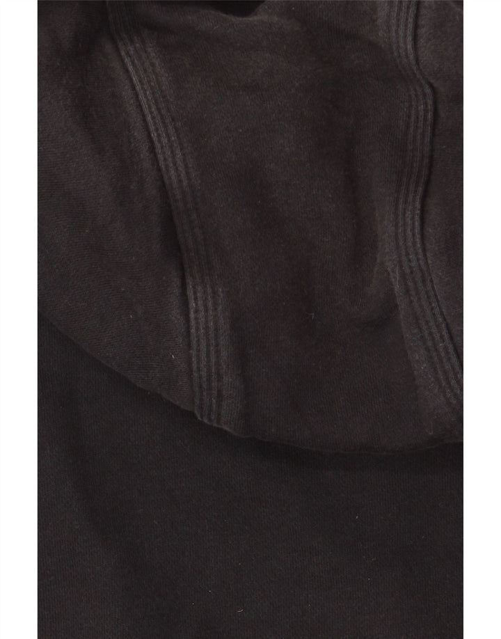 Nike Herren-Kapuzenpullover mit Reißverschluss, Größe S, schwarze Baumwolle