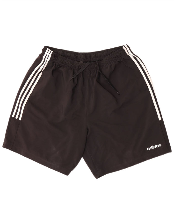 Adidas Herren Sport Shorts 2XL Schwarz Polyester