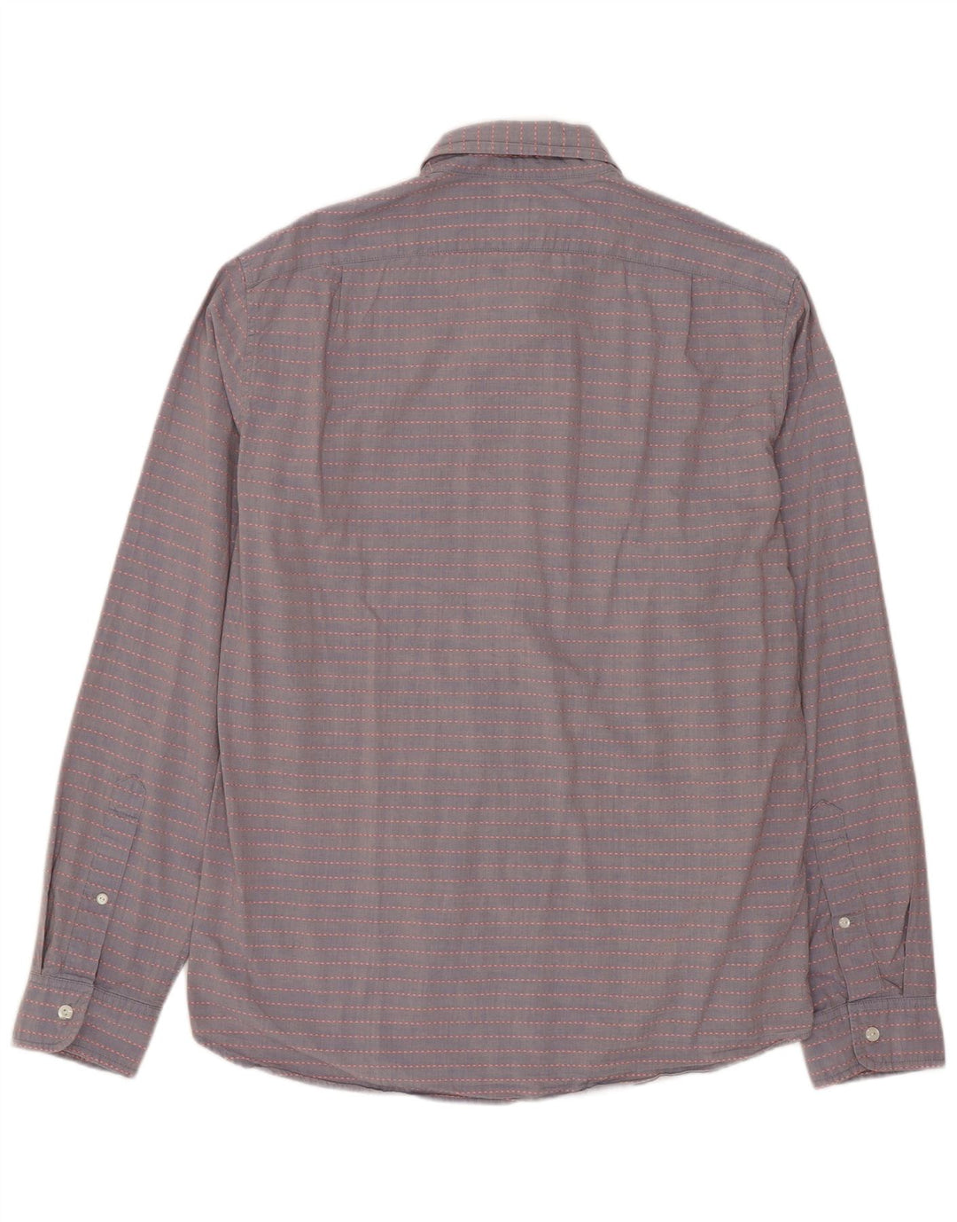 J. CREW Herren-Slim-Fit-Hemd aus mittelgrauer, gestreifter Baumwolle