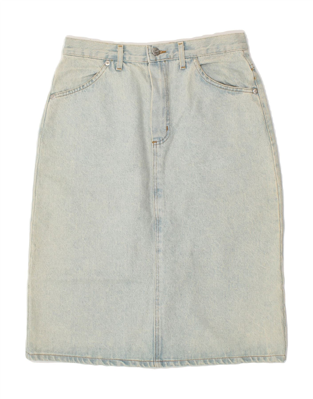 RIFLE Womens Denim Skirt W32 Large Blue Cotton Vintage Rifle and Second-Hand Rifle from Messina Hembry 