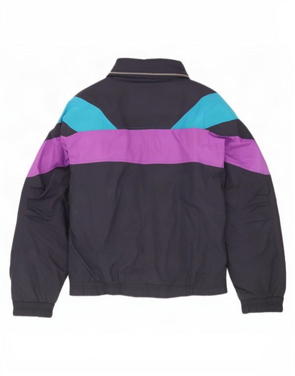 Sergio Tacchini Herren Skijacke UK 38 Medium Navy Blue Colourblock Sports
