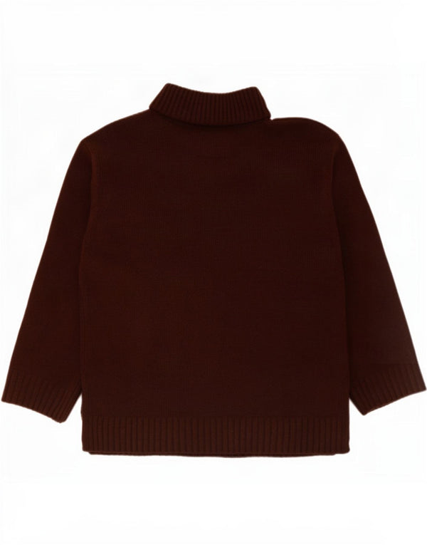 Marks & Spencer Damen-Pullover mit Rollkragen, Gr. 14, mittleres Burgunderrot
