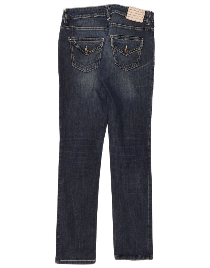 Calvin Klein Damen Slim Jeans W29 L32 Blaue Baumwolle