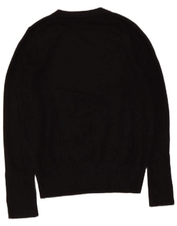 Zara Damen-Pullover mit U-Boot-Ausschnitt, Gr. 12, mittelschwarz
