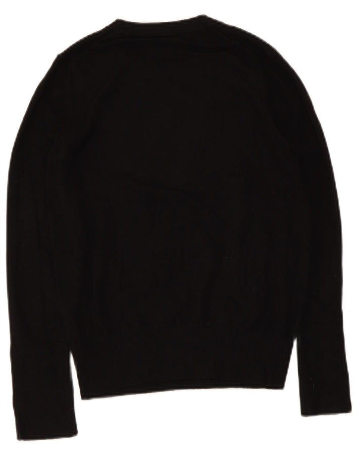 Zara Damen-Pullover mit U-Boot-Ausschnitt, Gr. 12, mittelschwarz