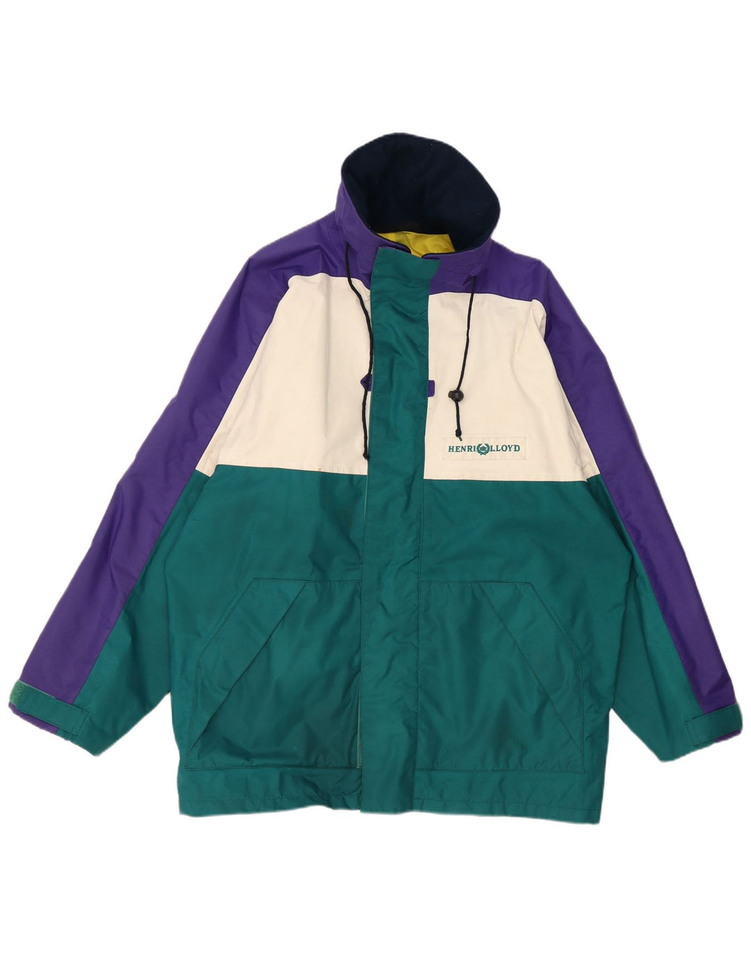 Henri Lloyd Damen-Regenjacke, UK 40, groß, mehrfarbig, Farbblock