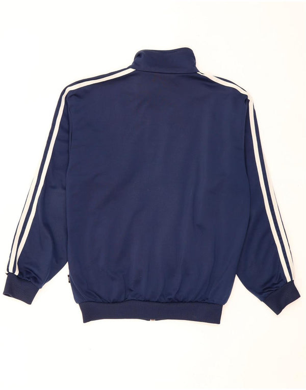 ADIDAS Jungen-Trainingsanzug, Top-Jacke, 13–14 Jahre, marineblaues Polyester
