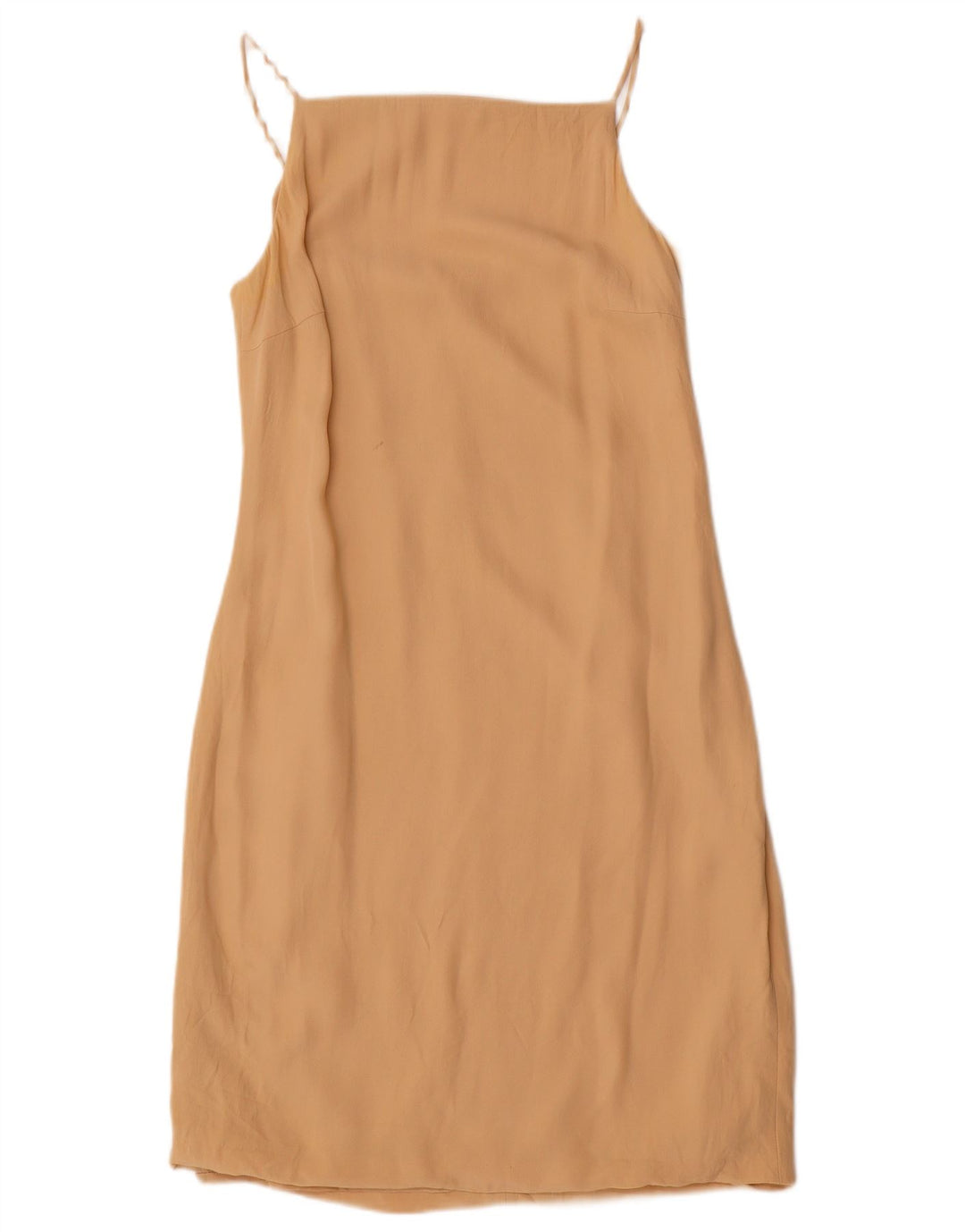 Marella Damen Slip-Kleid UK 12 Mittelbeige Viskose
