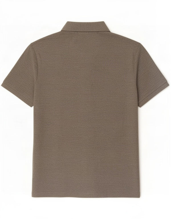 Farah Mens Polo Shirt Large Grey Flecked Cotton