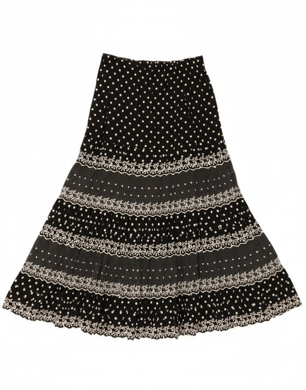 Vintage Damen Gypsy Rock W28 Medium Schwarz gefleckt