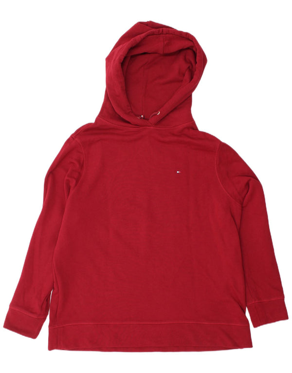 TOMMY HILFIGER Damen Übergroßer Kapuzenpullover UK 18 XL Kastanienbraun