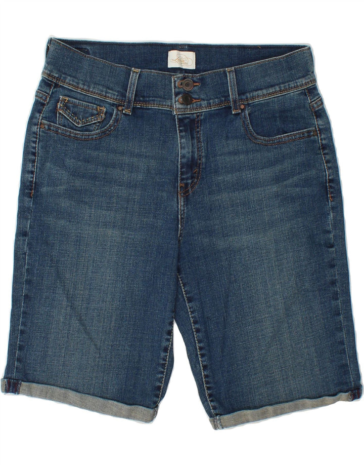 LEVI'S Womens 515 Bermuda Denim Shorts US 10 Large W32 Blue Cotton Vintage Levi's and Second-Hand Levi's from Messina Hembry 