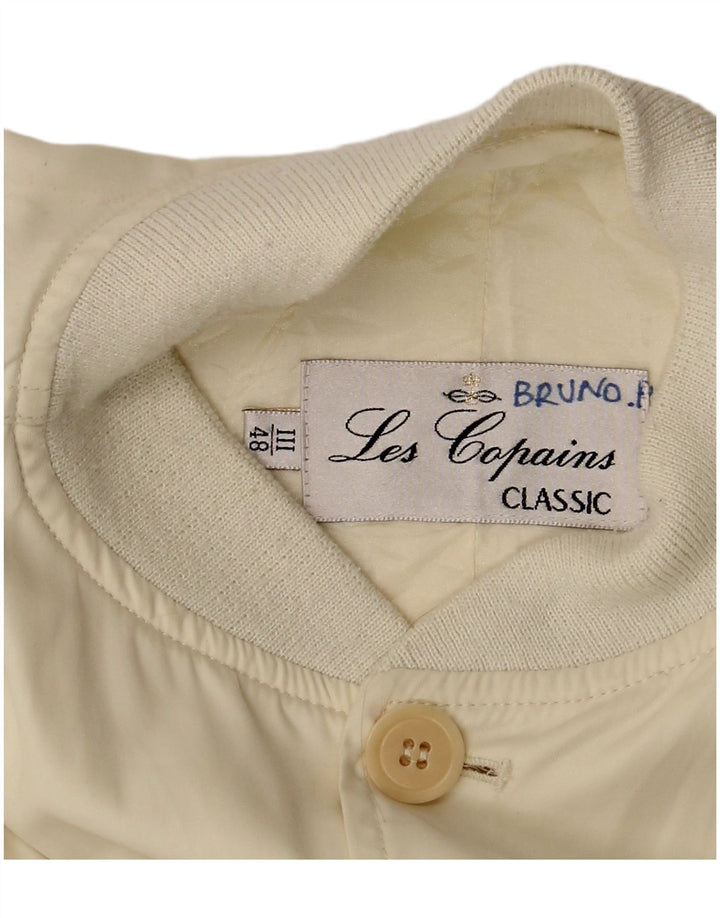Les Copains Herren Bomberjacke IT 48 Medium Off White