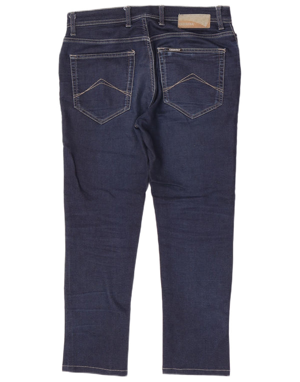 Carrera Damen Travel Slim Freizeithose IT 46 Large W32 L27 Blaue Baumwolle