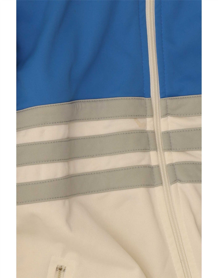 panatta Herren-Trainingsanzug-Oberteiljacke IT 54 XL Blaues Colourblock-Polyamid