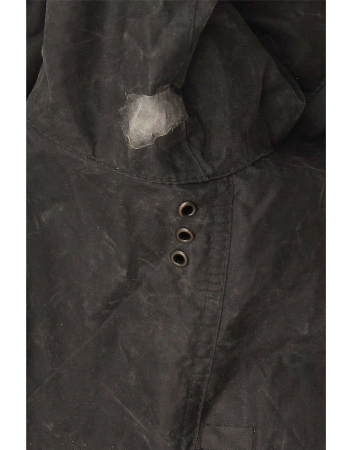 Barbour Herrenjacke aus gewachster Baumwolle, EU 50, Mittelschwarz