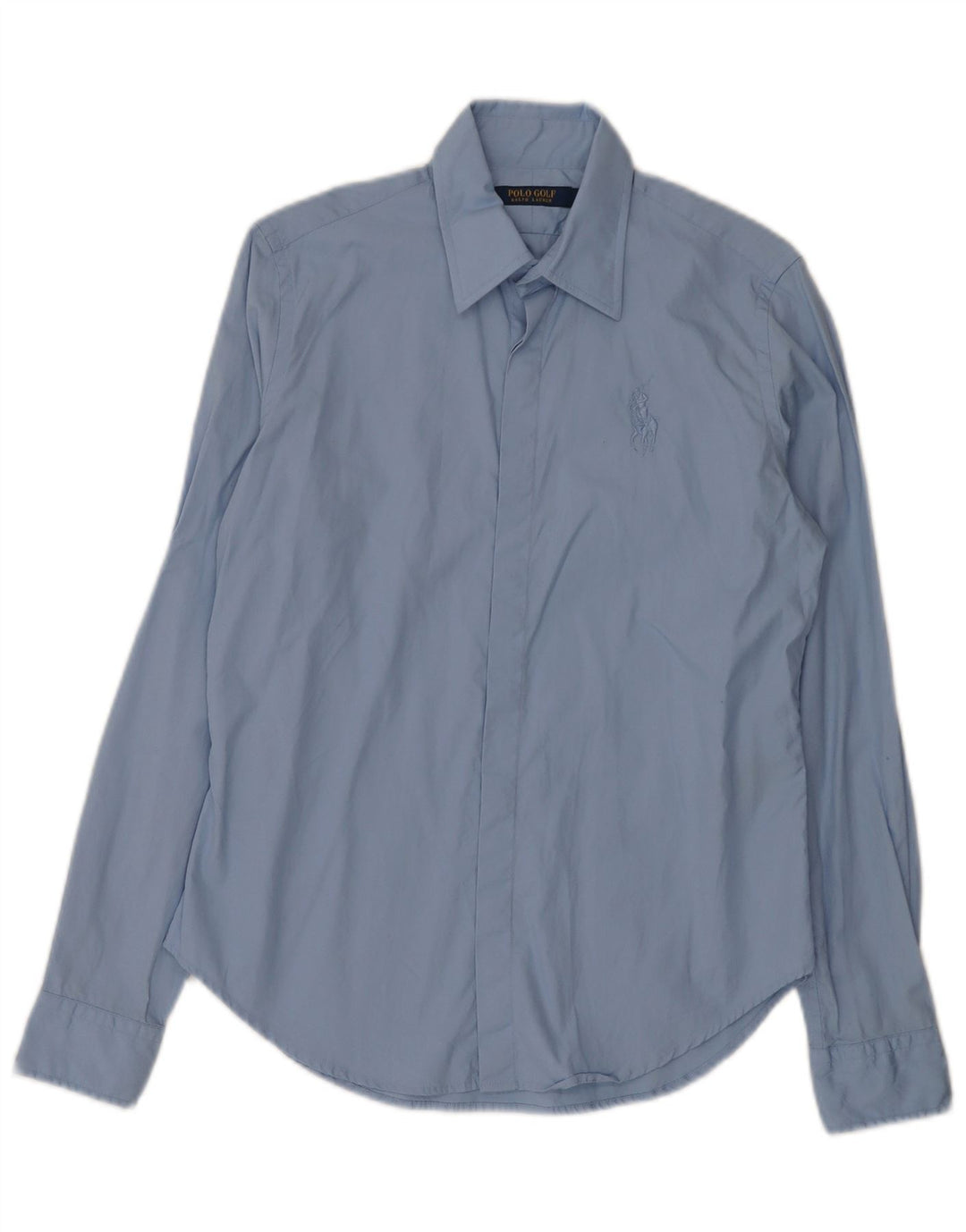 Polo Ralph Lauren Damen Golfshirt US 8 Mittelblaue Baumwolle