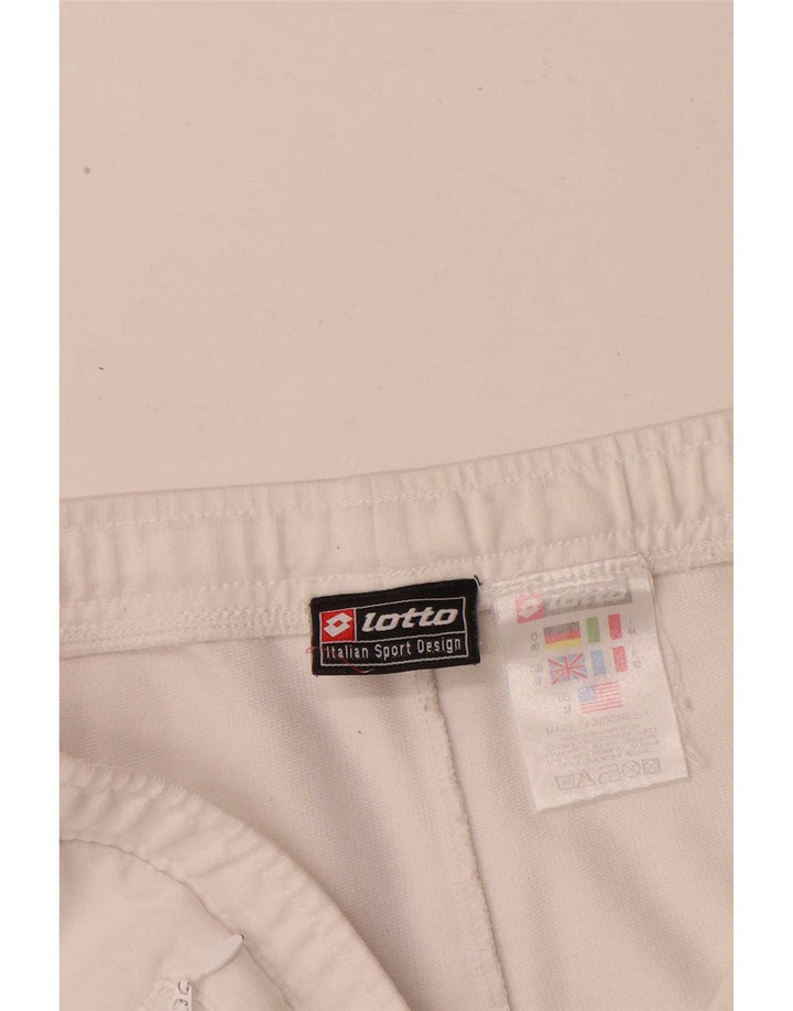 Lotto Damen Sportshorts UK 12 Mittelweiße Baumwolle