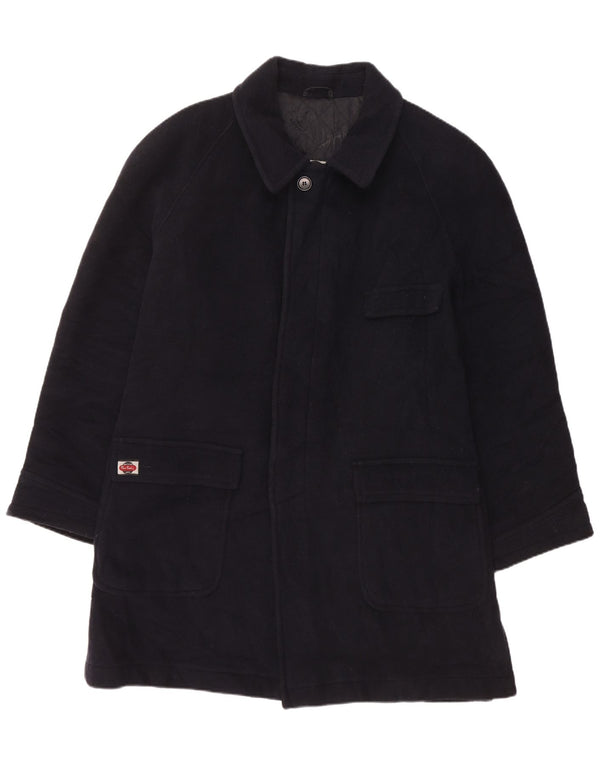 PIERRE CARDIN Herrenmantel UK 40 Large Marineblauer Kaschmir