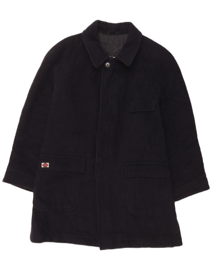 PIERRE CARDIN Herrenmantel UK 40 Large Marineblauer Kaschmir
