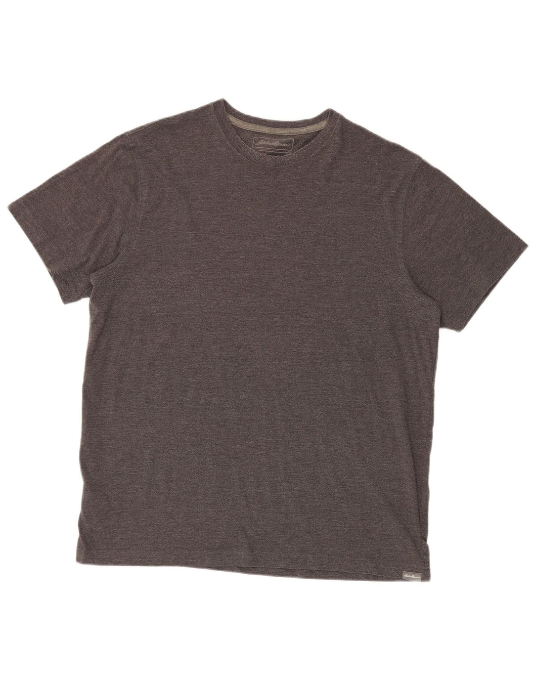 Eddie Bauer Herren T-Shirt Top Large Grau Baumwolle