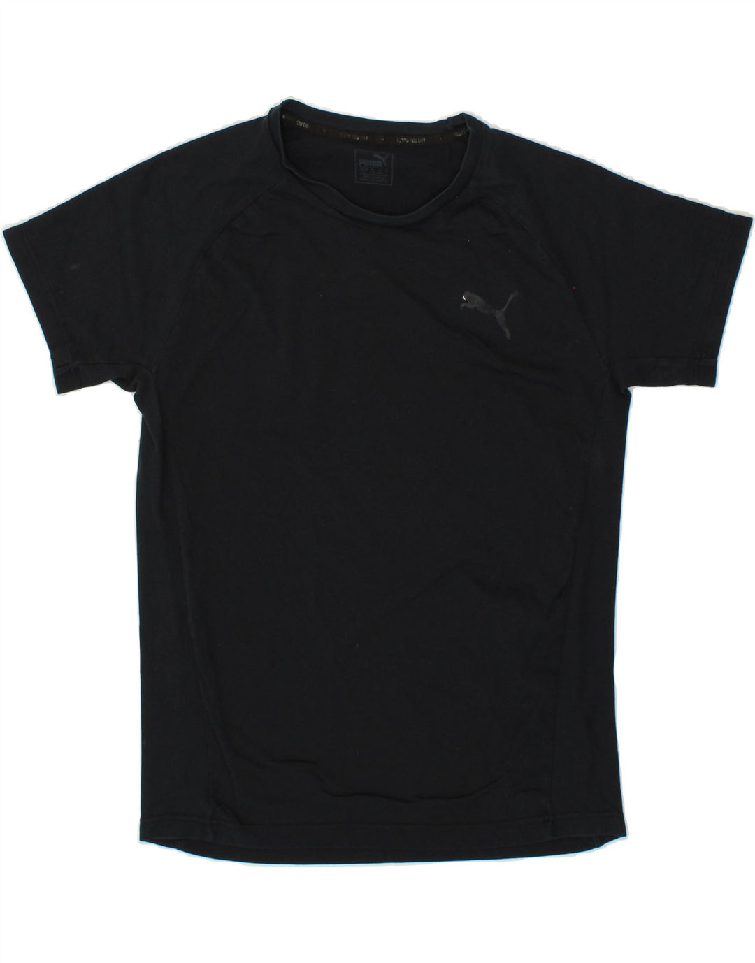 PUMA Mens T-Shirt Top Large Black Vintage Puma and Second-Hand Puma from Messina Hembry 