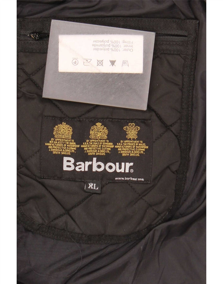 Barbour Herren Steppjacke UK 42 XL Schwarz Polyester