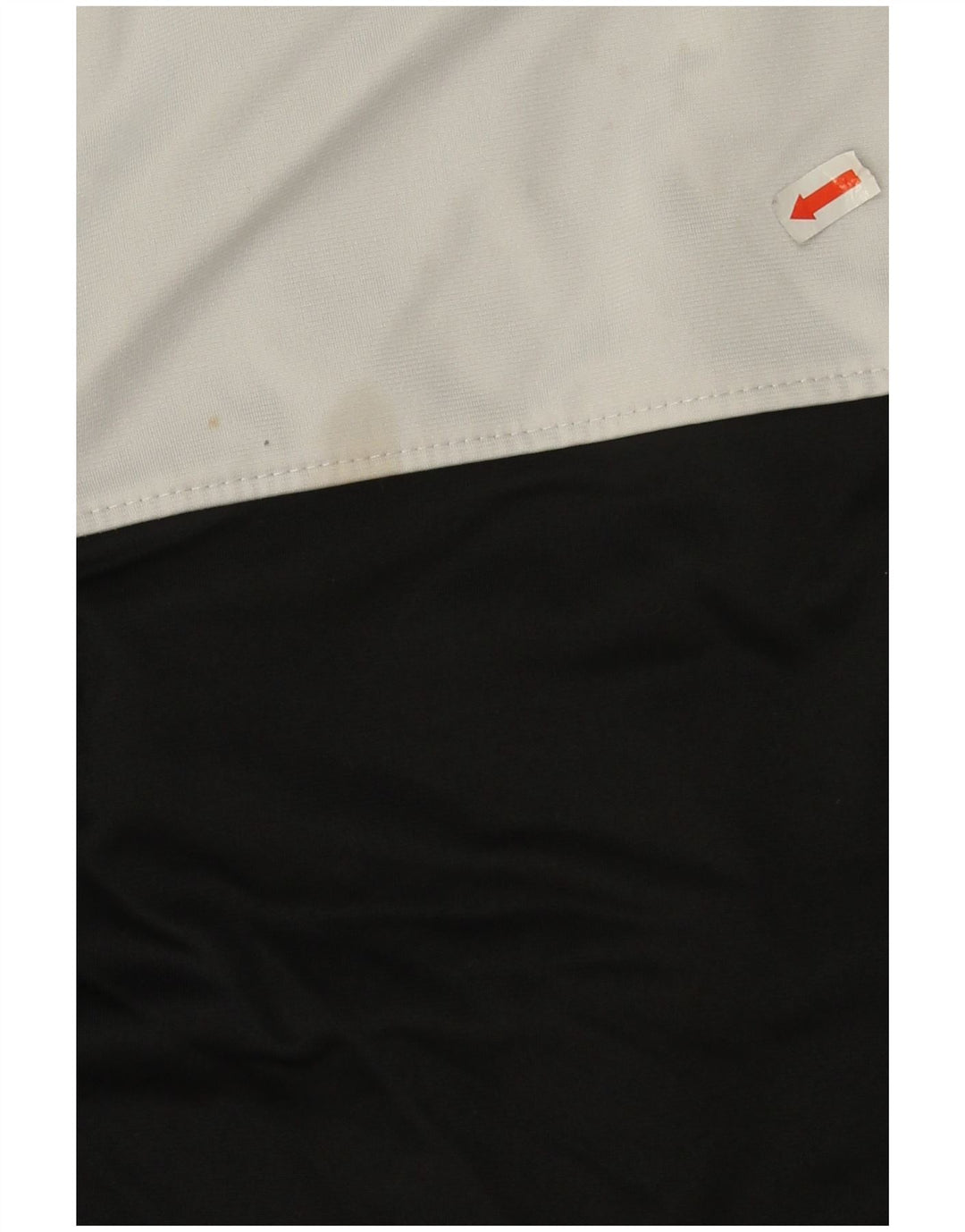 Kappa Herren-Trainingsanzugoberteil mit Grafik, groß, schwarzes Farbblock-Polyester