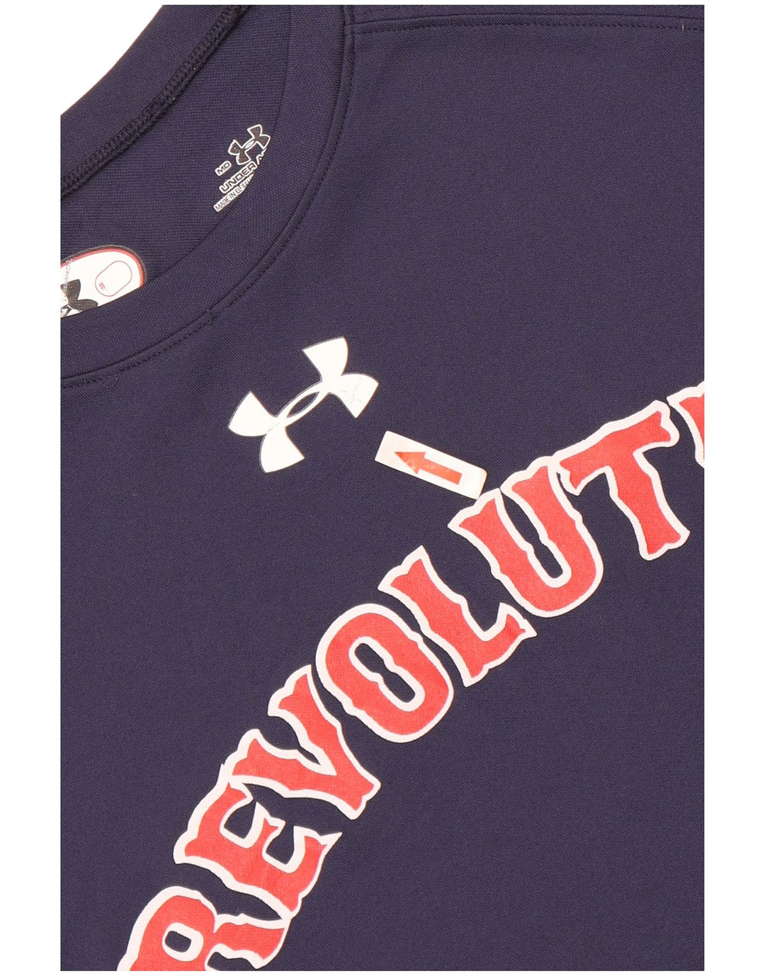 Under Armour Herren-Grafik-T-Shirt-Oberteil Mittelmarineblaues Polyester