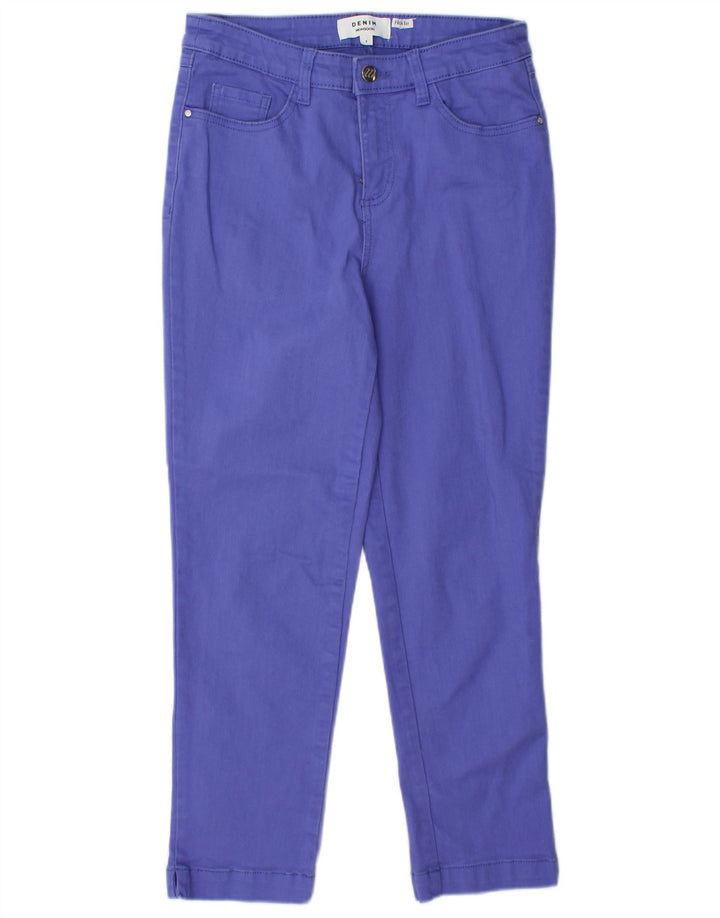 MONSOON Damen Hoile Cropped Jeans UK 8 Small W28 L25 Lila