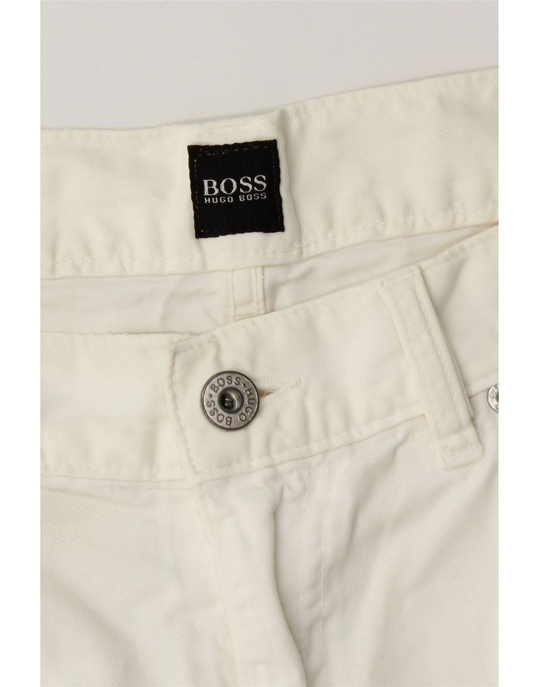 Hugo Boss Herren Straight Jeans W36 L35 Weiß