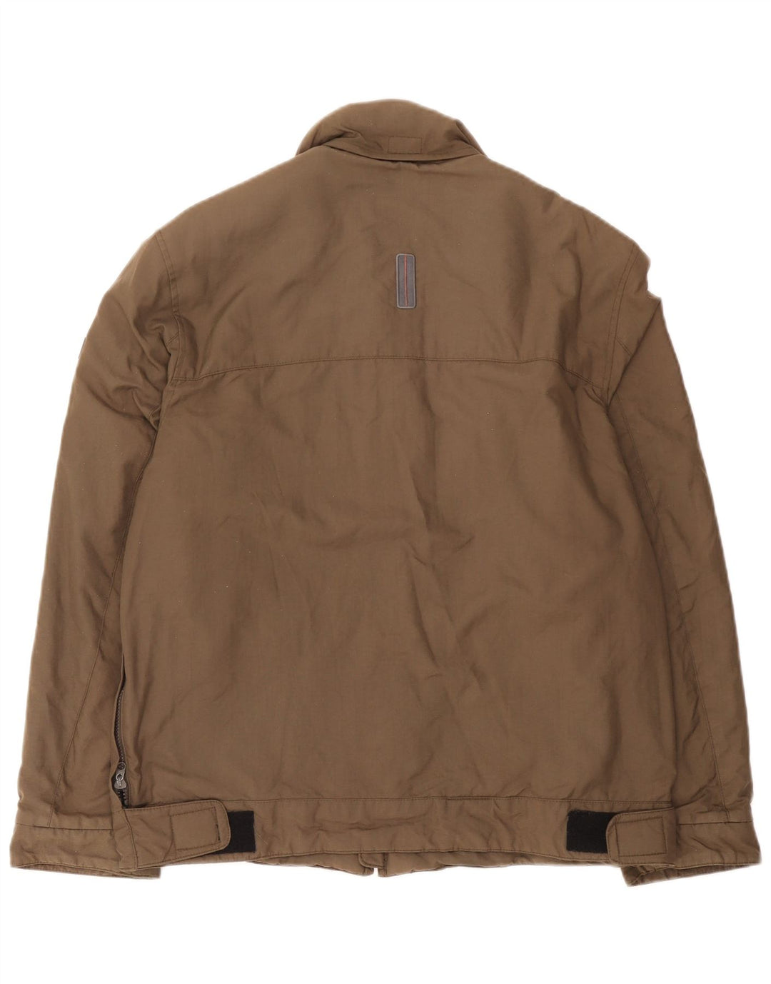 Gas Herren-Utility-Jacke mit Kapuze, UK 40, großes braunes Nylon