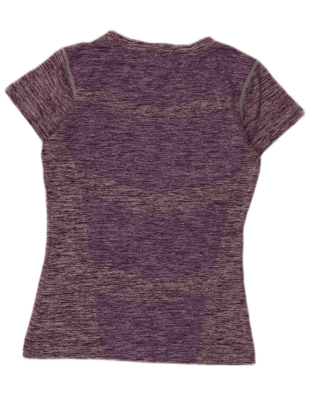 Nike Damen Dri Fit T-Shirt Top UK 12 Mittellila meliertes Polyester