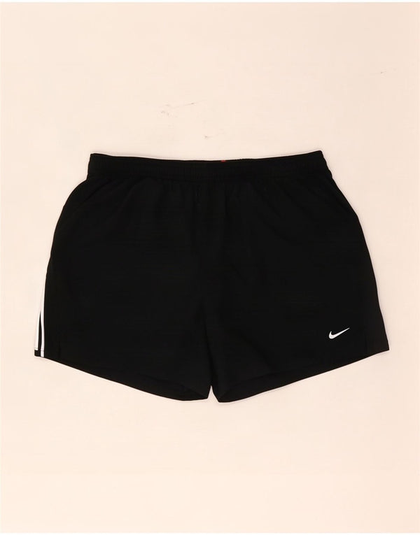 Nike Damen Dri Fit Sport Shorts UK 8 Small Schwarz Polyester