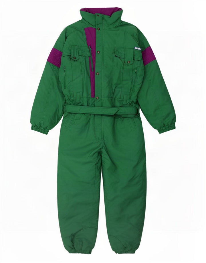 Eliana Herren-Skioverall IT 50, groß, grünes Farbblock-Polyester