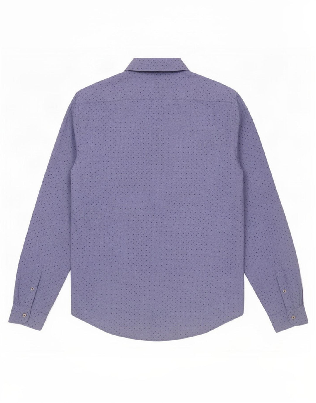 Zara Herren Slim Fit Hemd Mittelblau gepunktet
