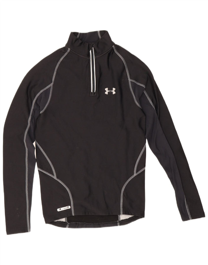 Under Armour Herren Cold Gear Graphic Pullover Trainingsanzug Top Medium Schwarz