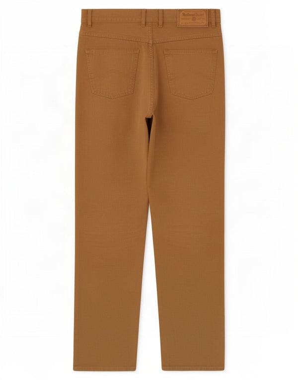 Marlboro Classics Mens Straight Casual Trousers W30 L30 Beige Cotton