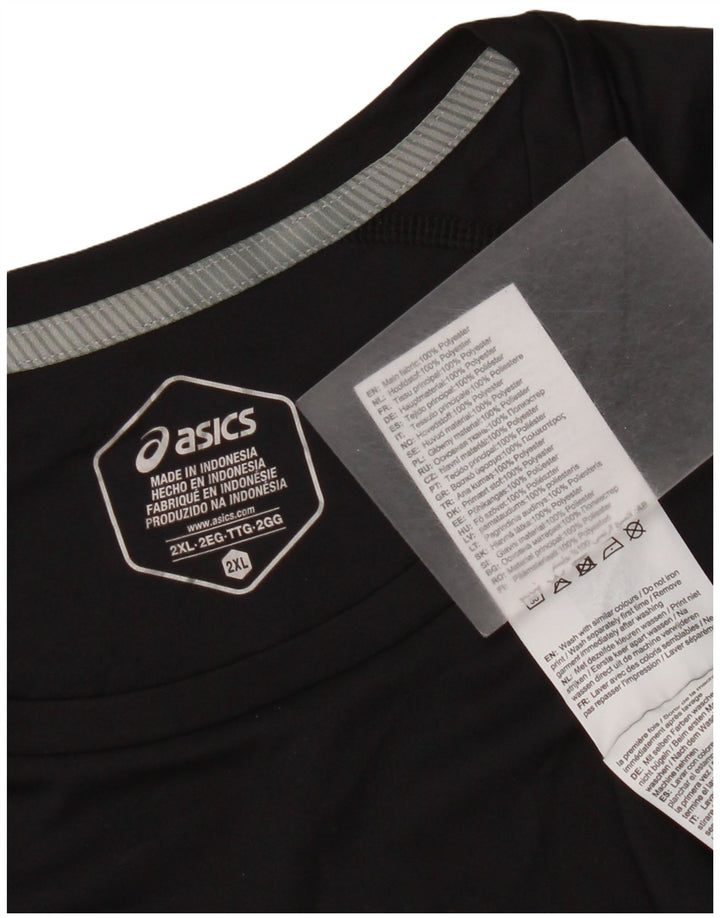 Asics Herren T-Shirt Top 2XL Schwarz Polyester