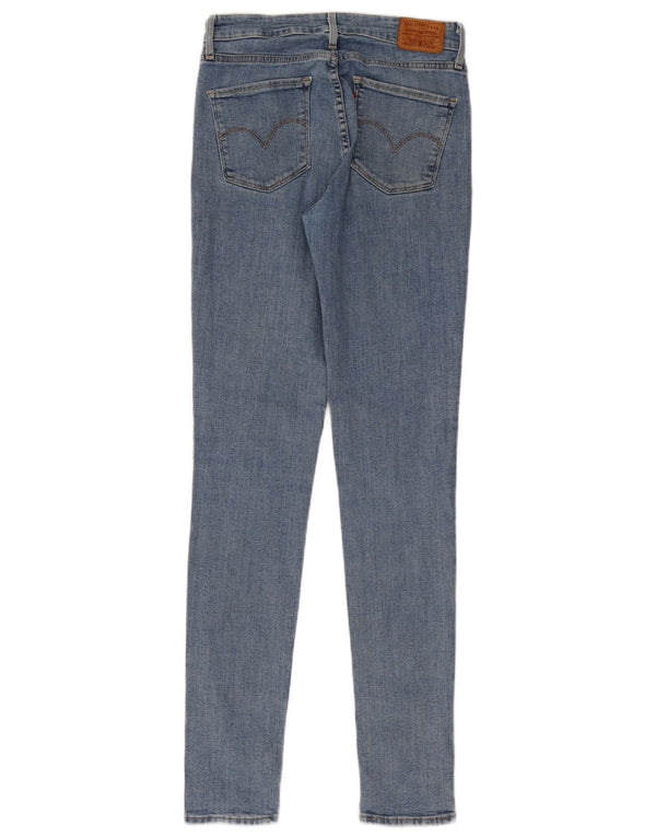 Levi's Damen 721 High Rise Skinny Jeans W27 L32 Blaue Baumwolle